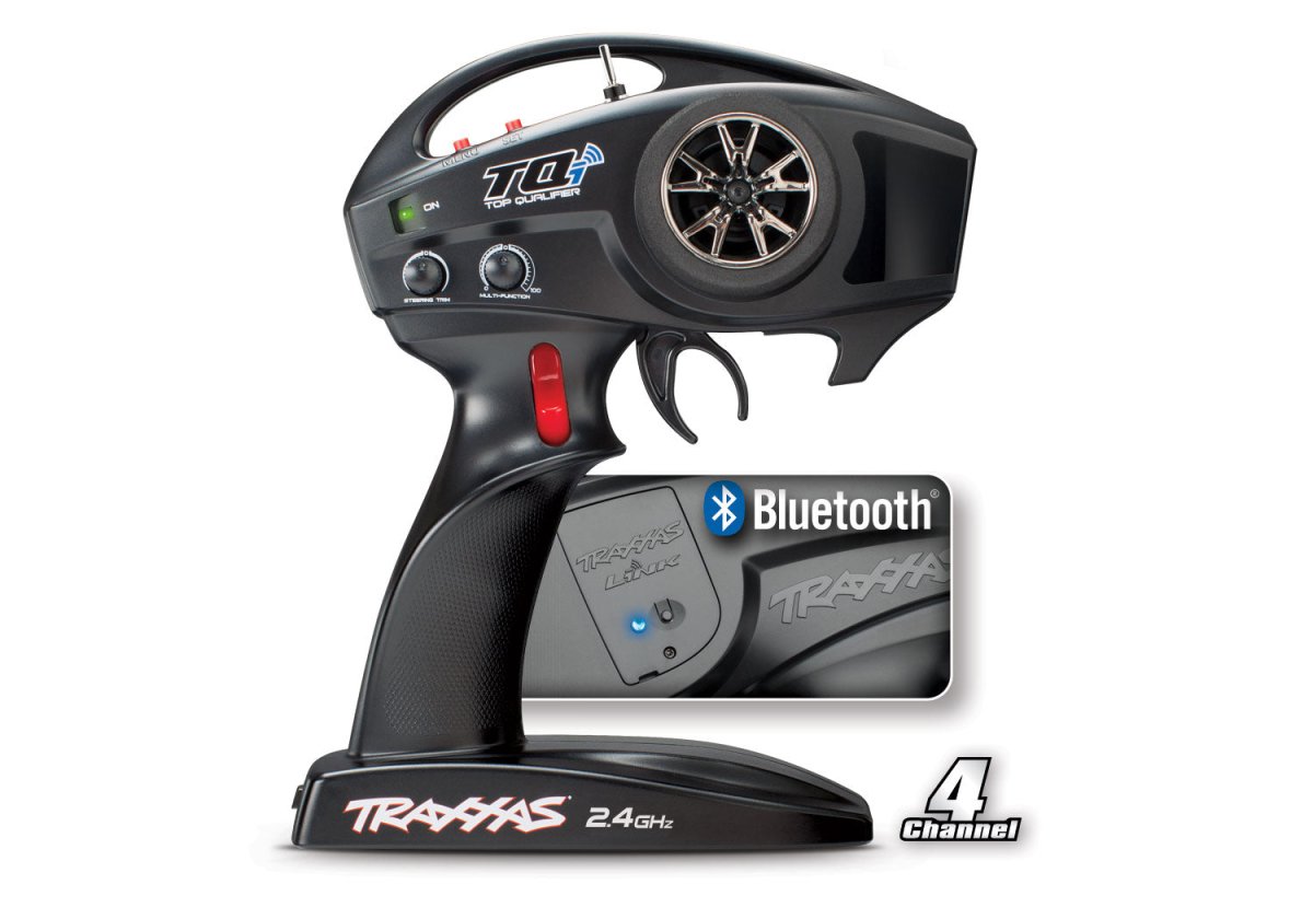 Traxxas 6507R TQi 2.4GHz 4 - Channel Radio w/Bluetooth Module & TSM Receiver - BOBBYRC