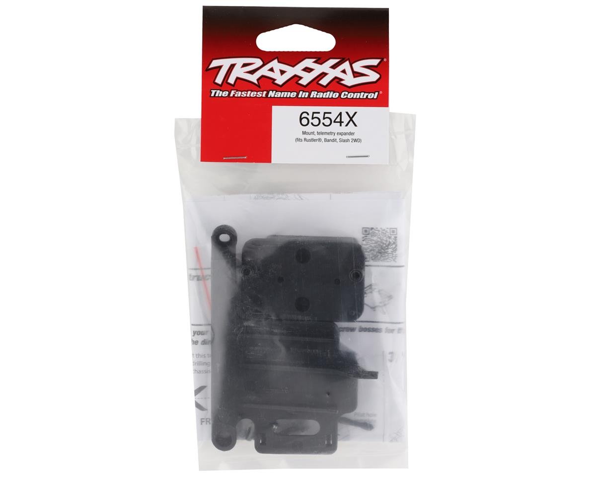 Traxxas 6554X Telemetry Expander Mount for Rustler, Bandit, Slash 2WD - BOBBYRC