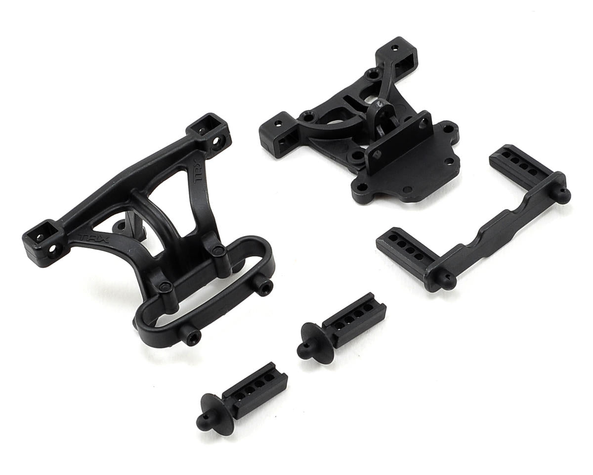 Traxxas 7015 Front & Rear Body Mounts w/Mount Posts For 1/16 Scale - BOBBYRC