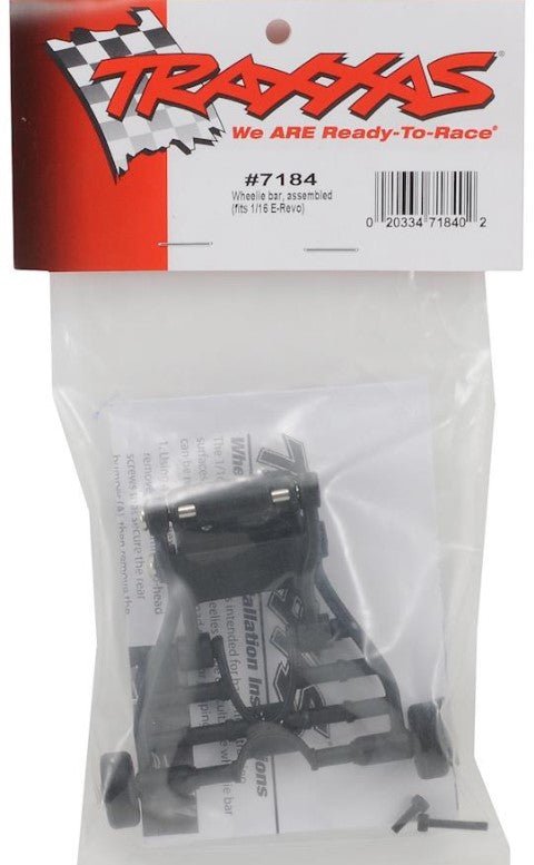 Traxxas 7184 Wheelie Bar Assembled 1/16 E - Revo VXL 1/16 Summit VXL - BOBBYRC