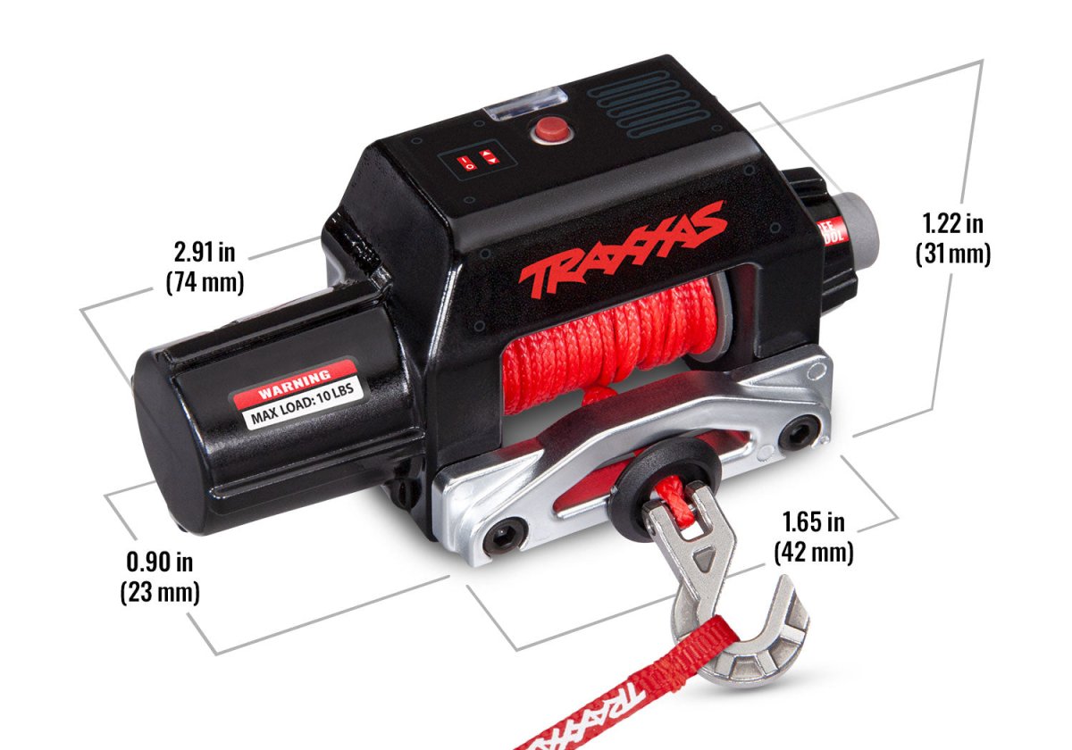 Traxxas 8855 Pro Scale Winch w/ Wireless Remote Control : TRX - 4 / TRX - 6 - BOBBYRC