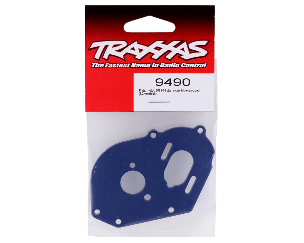 Traxxas 9490 Aluminum Motor Plate (3.2mm thick) Drag Slash Bandit Rustler VXL - BOBBYRC