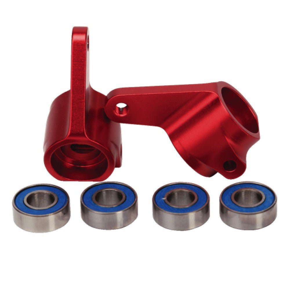 Traxxas Aluminum Front Steering Blocks Rustler Slash 2WD Stampede Bandit - BOBBYRC