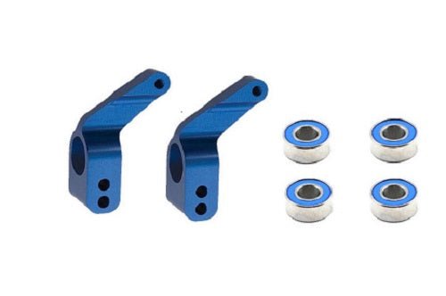 Traxxas Aluminum REAR Stub Axle Carriers 2wd Slash Bandit Rustler Drag Slash - BOBBYRC