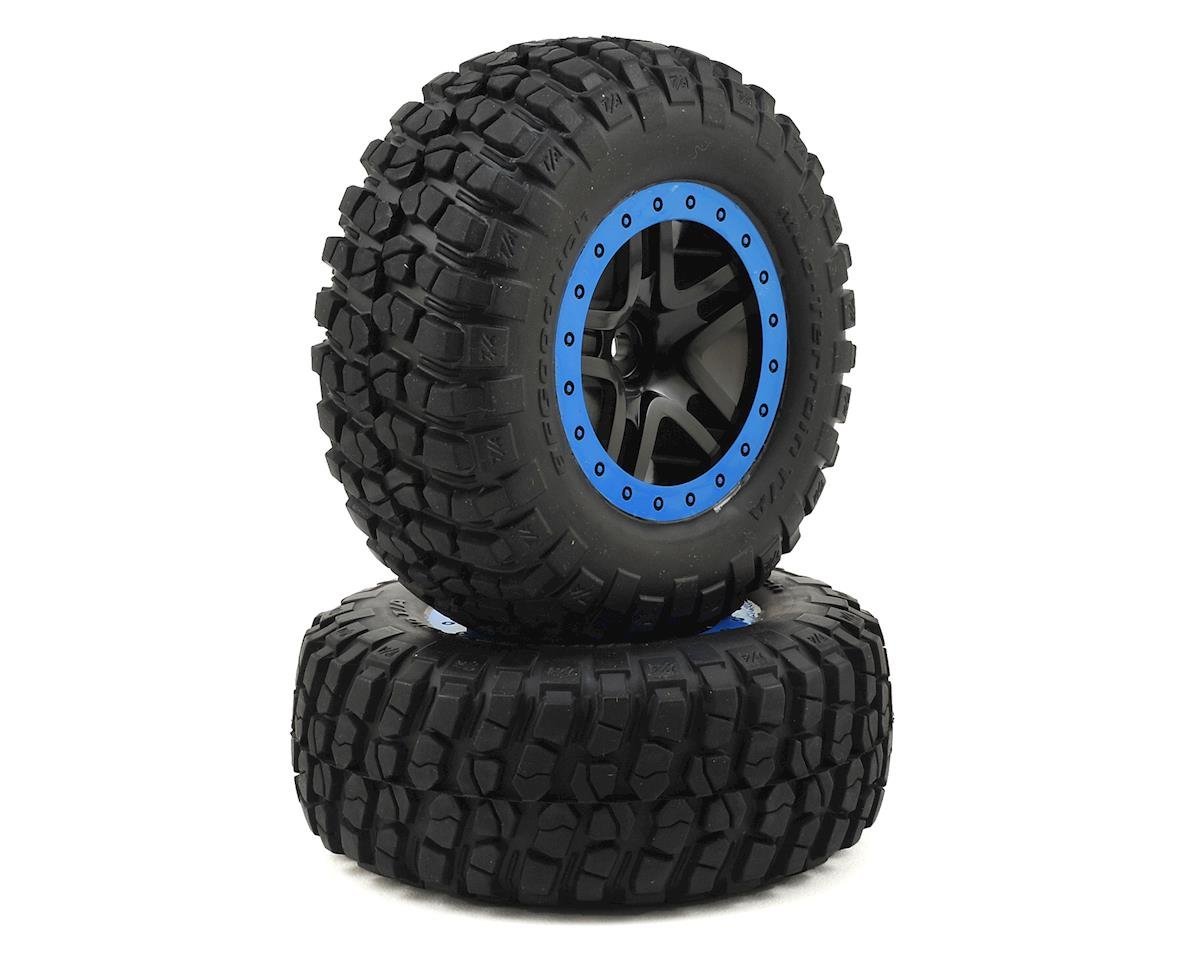 Traxxas BFGoodrich KM2 Tire w/Split - Spoke REAR Wheel - BOBBYRC