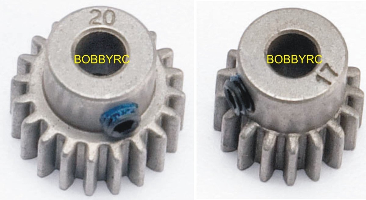 Traxxas Hoss 4X4 VXL Summit E - maxx Brushless Pinion Gears (17t 20t) - BOBBYRC