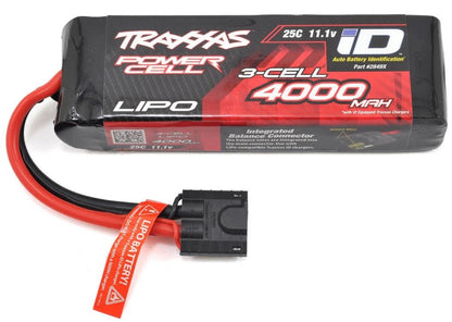 Traxxas iD LiPo 11.1V 3 - cell 4000mAh 25C Battery 2849X for Rustler Hoss TRX - 4 - BOBBYRC