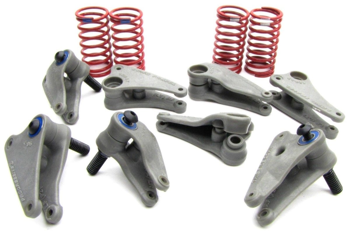 Traxxas Nitro Revo 3.3 PROGRESSIVE - 2 & Long ROCKERS P2 Arms 5356 5358 (Also fits E - revo 2.0 Brushless, Summit) 5309 1/10 Scale - BOBBYRC