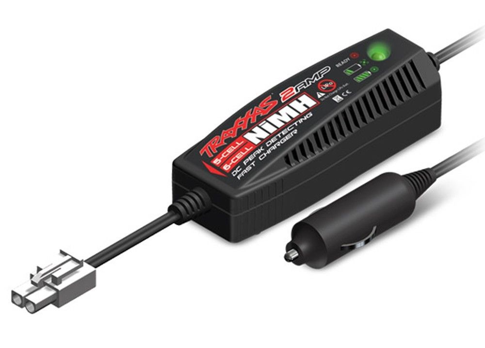 Traxxas Nitro Rustler 2.5 7.2V NiMH 1800 mAh Battery , 2 Amp Car Charger - BOBBYRC