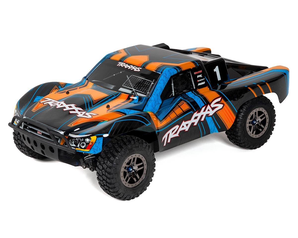 Traxxas Slash 4X4 Ultimate RTR 4WD Short Course Truck (Orange) w/TSM & TQi 2.4GHz Radio - BOBBYRC