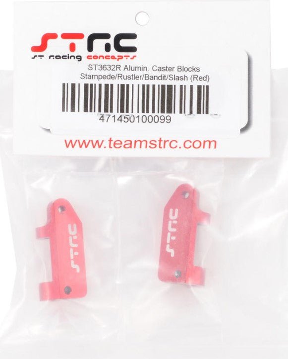 Traxxas Slash Rustler STRC Aluminum Steering Knuckles Axle Carrier Caster Blocks - BOBBYRC