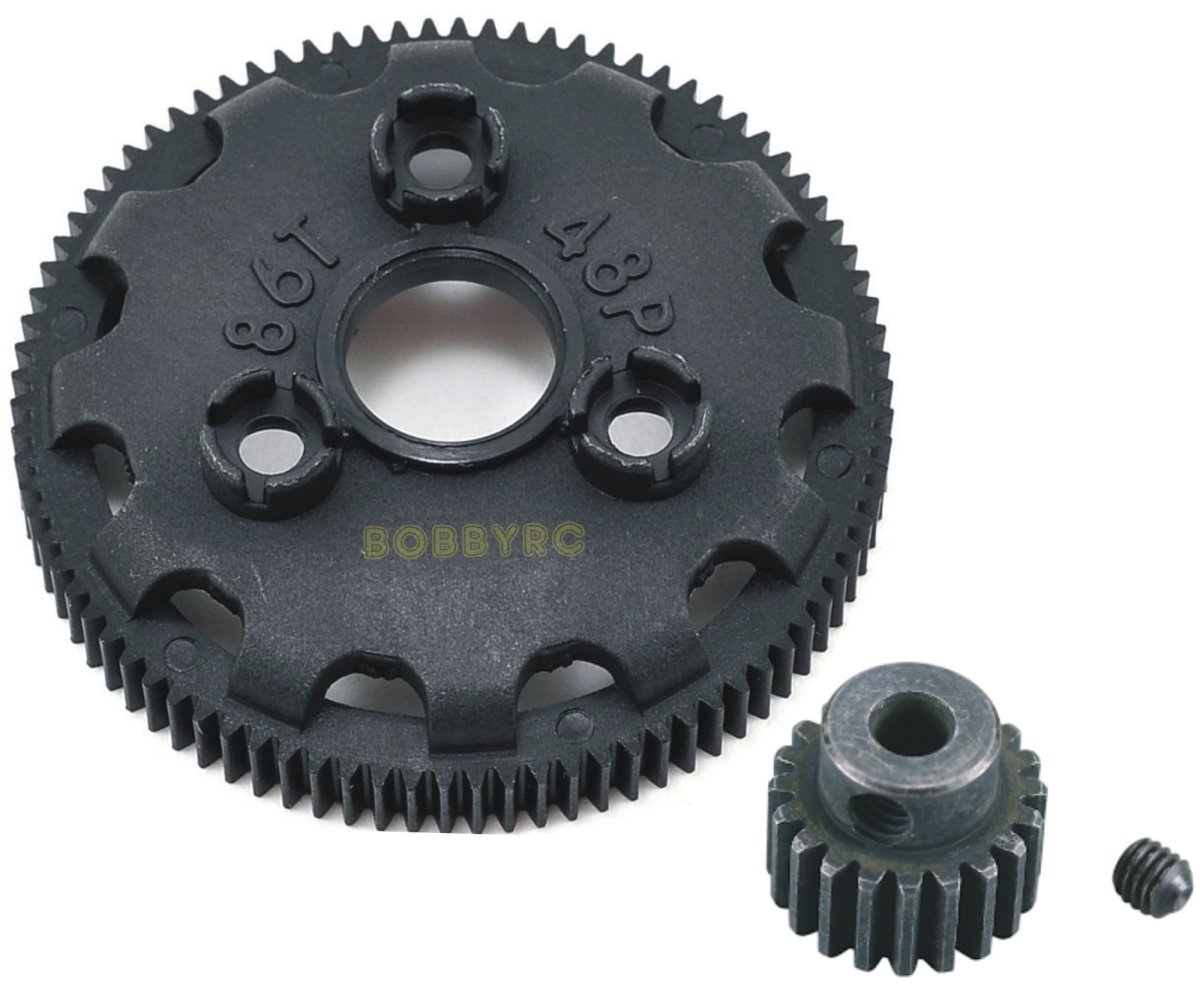 Traxxas Slash VXL High Top Speed / HARD SURFACE 86T Spur Gear 28T Pinion - BOBBYRC