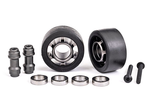 Traxxas Wheels for 7776, 8976, and 9576 Wheelie Bar Maxx, Sledge, X - Maxx,XRT - BOBBYRC