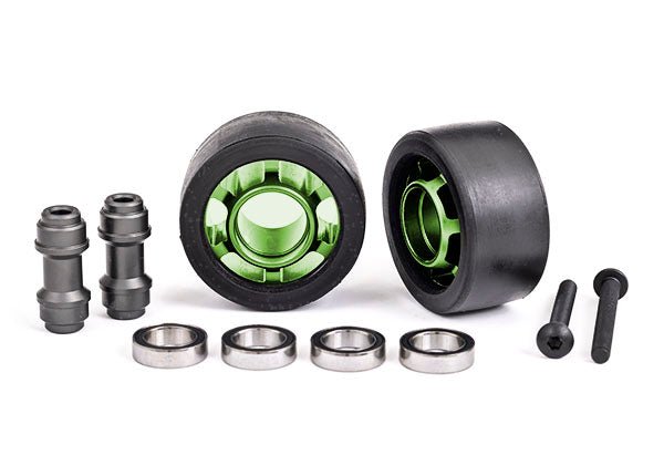 Traxxas Wheels for 7776, 8976, and 9576 Wheelie Bar Maxx, Sledge, X - Maxx,XRT - BOBBYRC