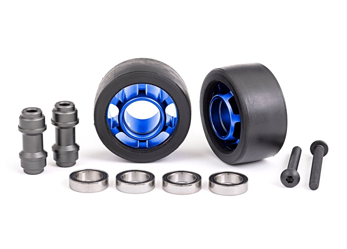 Traxxas Wheels for 7776, 8976, and 9576 Wheelie Bar Maxx, Sledge, X - Maxx,XRT - BOBBYRC