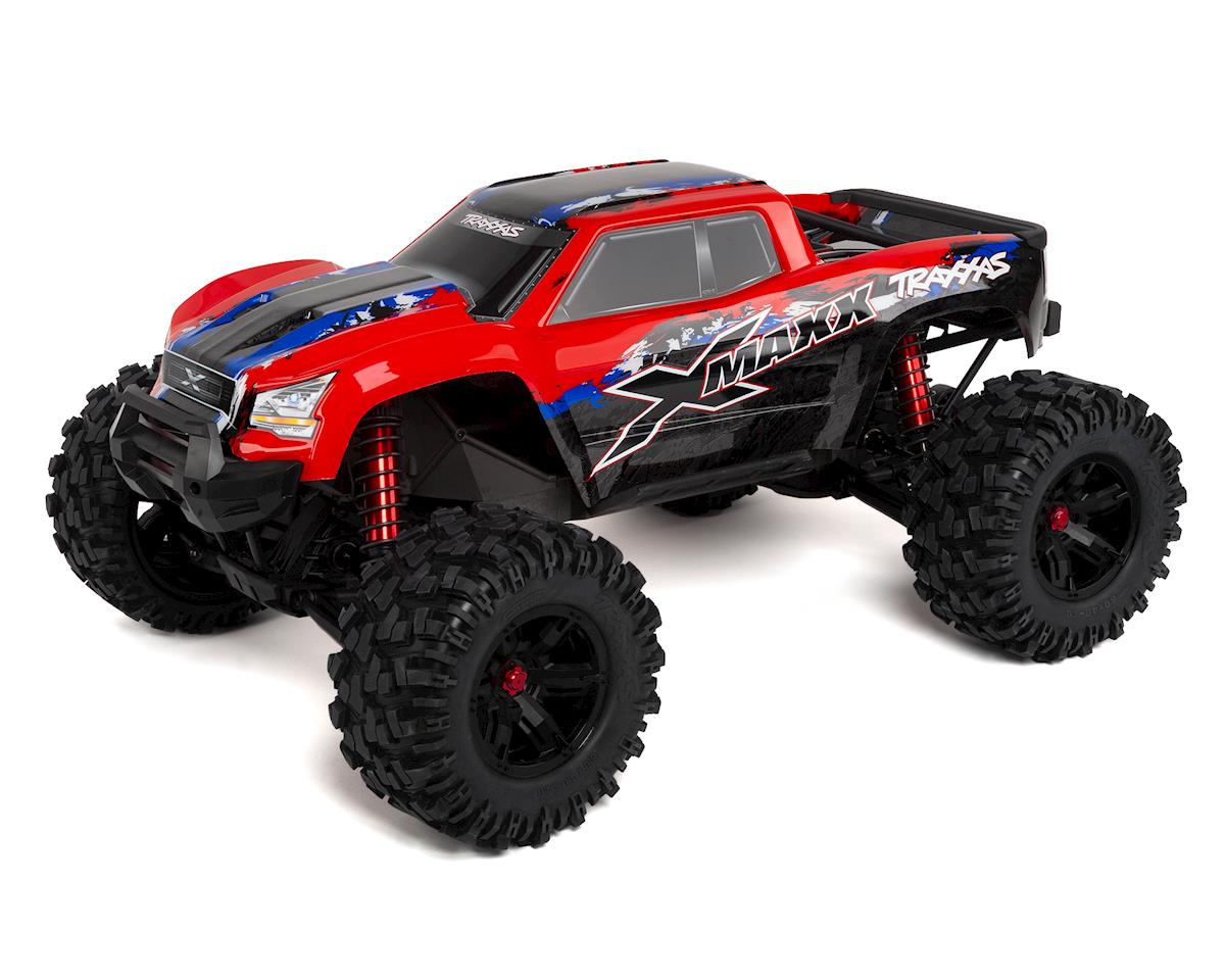 Traxxas X - Maxx 8S 4WD Brushless RTR Monster Truck (RED) w/2.4GHz TQi Radio & TSM - BOBBYRC