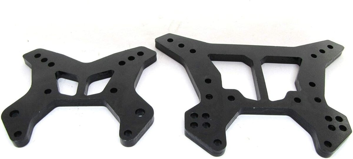 Typhon 6s BLX Towers Front & Rear Shock Tower Aluminum Anodized AR106046 - BOBBYRC