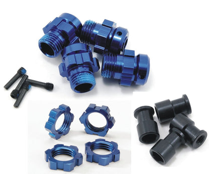 XO - 1 Fast Car Hexes (6469) Blue - Anodized,Retainer Traxxas 64077 - 3 - BOBBYRC